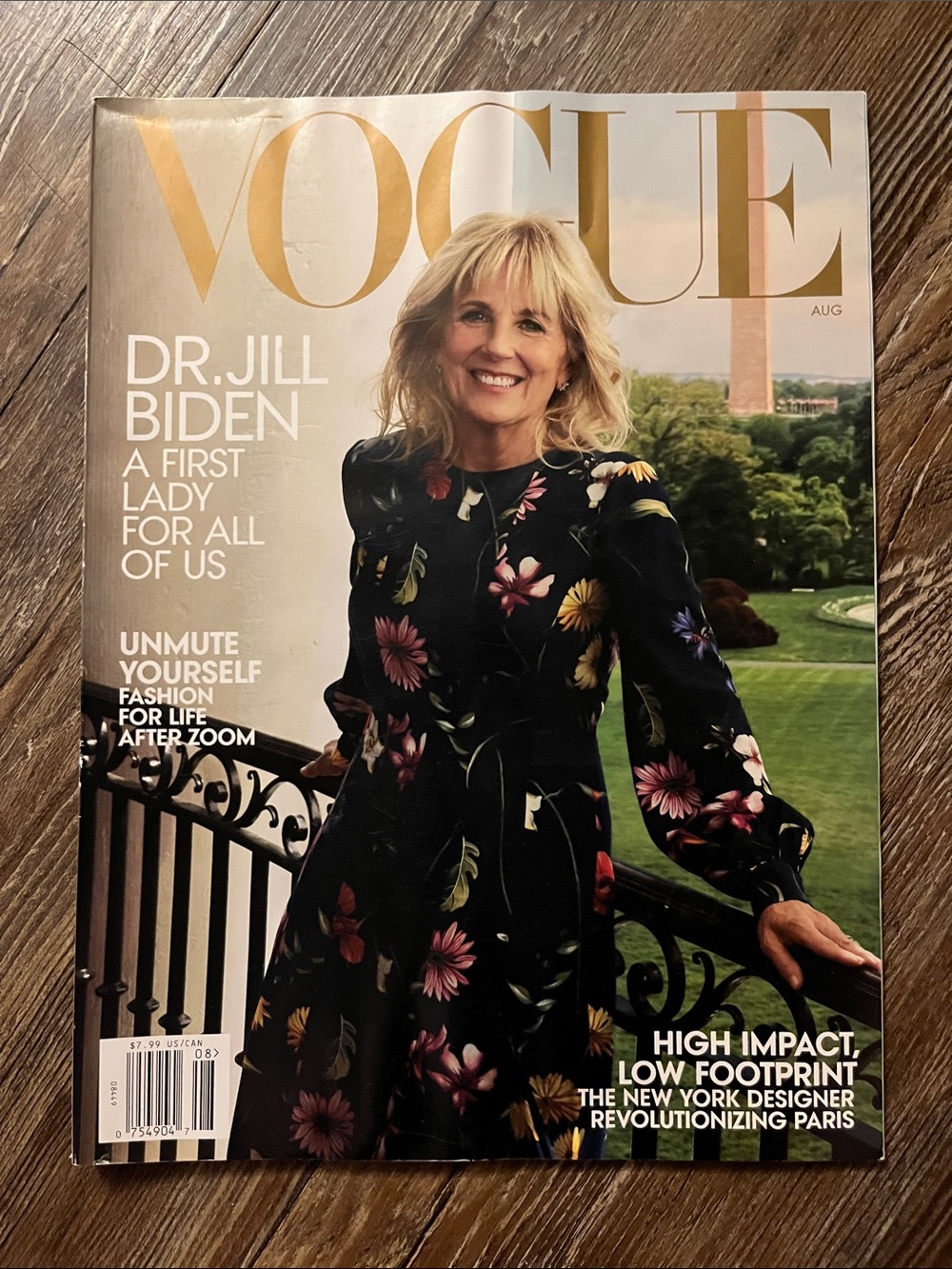 Vogue August 2021- Featuring Jill Biden